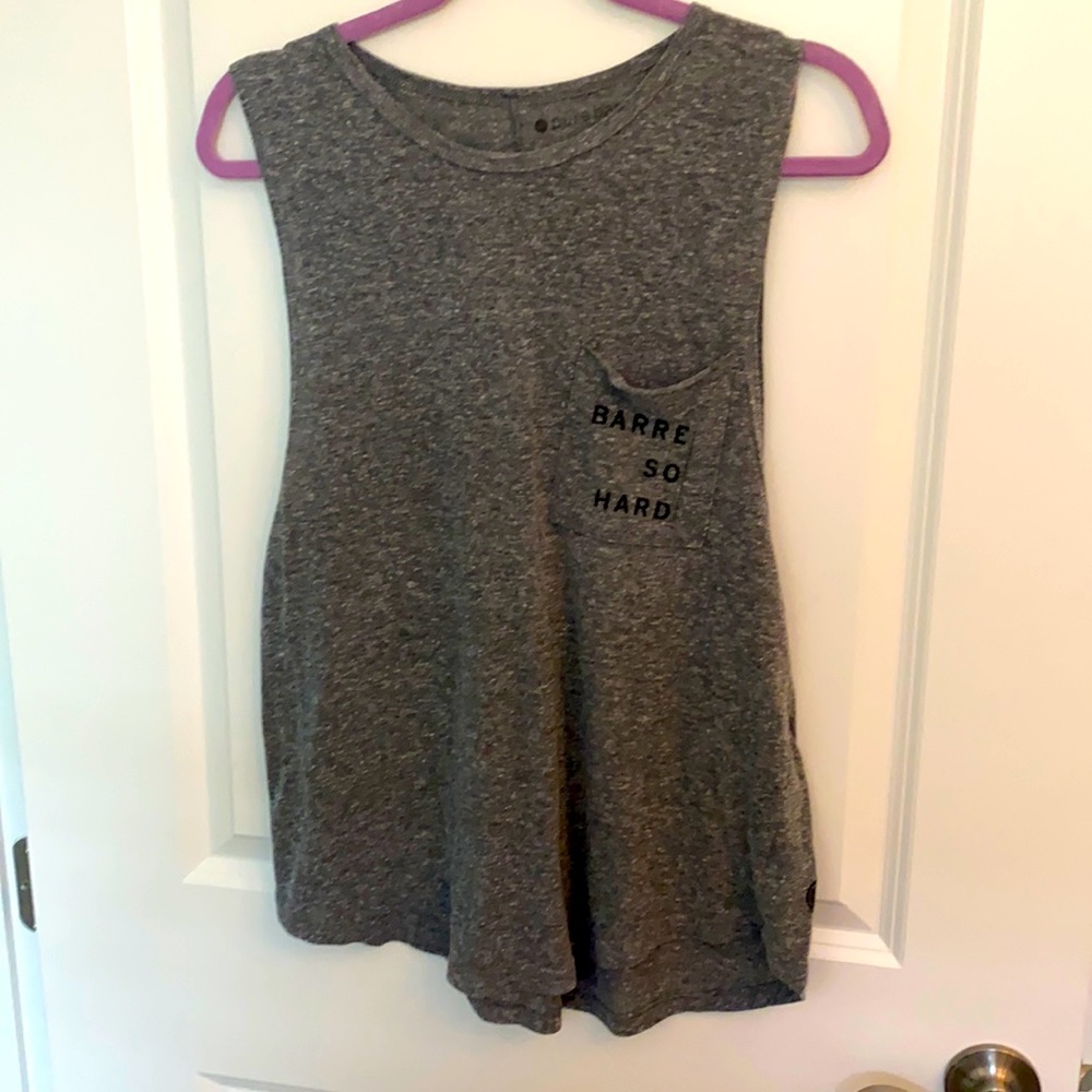 Pure Barre Vintage Barre So Hard Pocket Tank